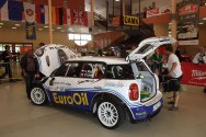 Rallye Český Krumlov: Technické přejímky, servis